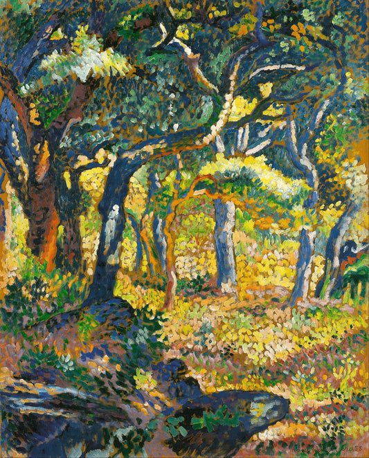 Une clairière en Provence (Étude)