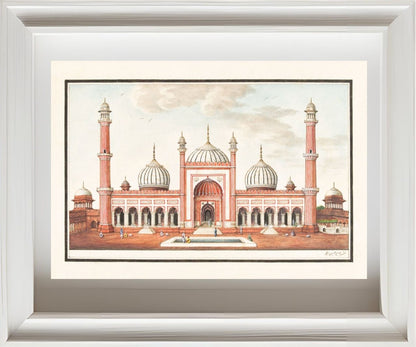 The Jami Masjid, Prayer Court, Delhi