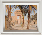 Entrance to the temple in Karnak. From the journey to Egypt