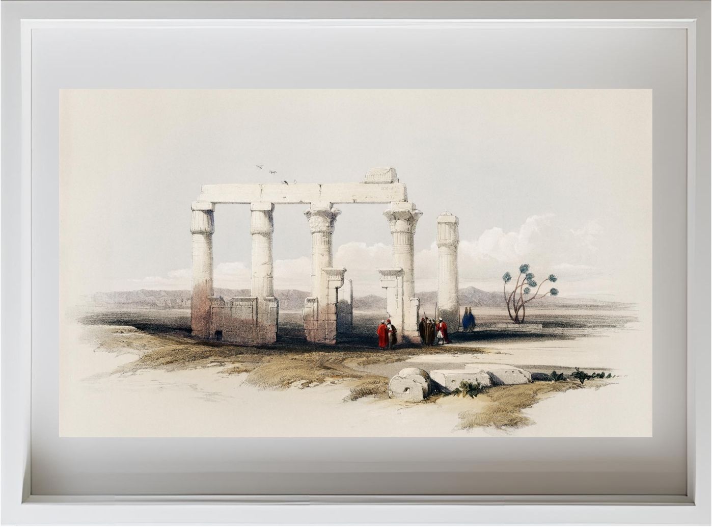 Remains of the Temple of Medamout at Thebes