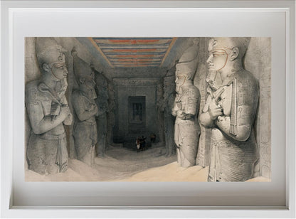 Interior of the Temple of Aboo Simbel Nubia