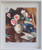 Pink Roses in a Vase