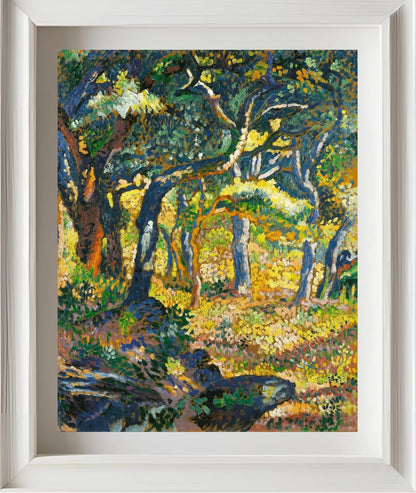 Une clairière en Provence (Étude)