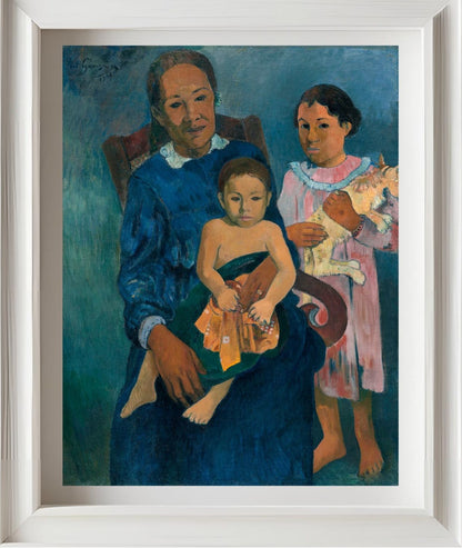 Polynesian Woman with Children