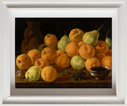 Still Life With Peaches, Pears And Grapes