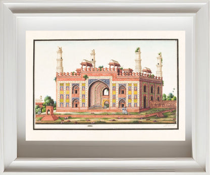 Entrance gatehouse to Akbar's mausoleum, Sikandra