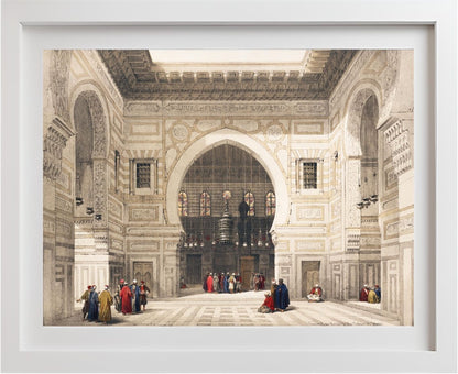 Interior of the mosque of the Sultan the Ghoree