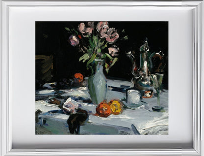 Tulips and a Coffee Pot