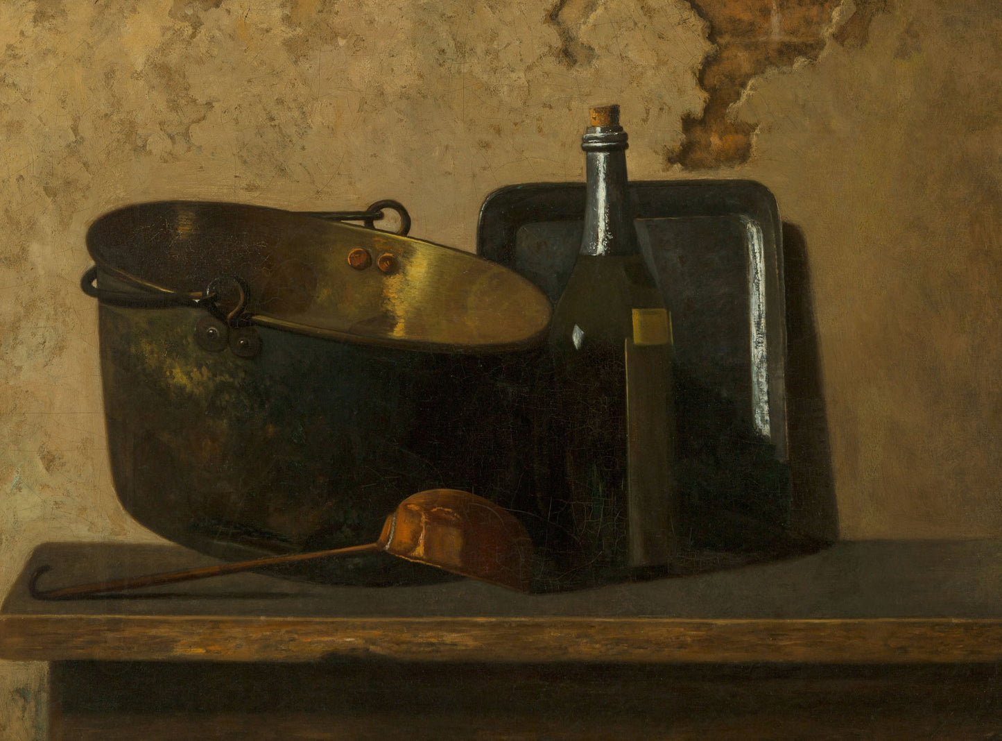 Wine and Brass Stewing Kettle (Preparation of French Potage)