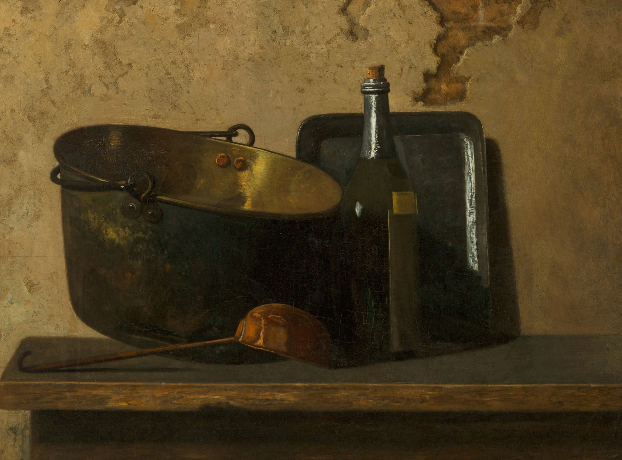 Wine and Brass Stewing Kettle (Preparation of French Potage)