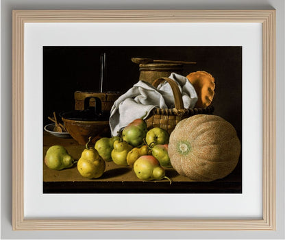 Still Life with Melon and Pears (c.1772)