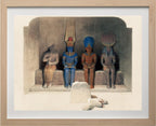 Sanctuary of the Temple of Aboo Simbel Nubia