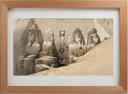 Front elevation of the Great Temple of Aboosimble Nubia