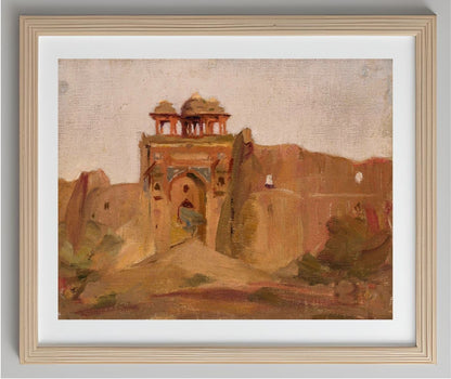 Temple. From the journey to India