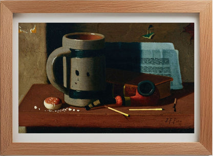 Tankard, Pipe, Matches and Biscuit