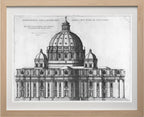 Elevation Showing the Exterior of Saint Peter's Basilica from the South as Conceived by Michelangelo