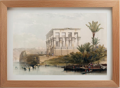 The hypaethral temple at Philae called the Bed of Pharaoh