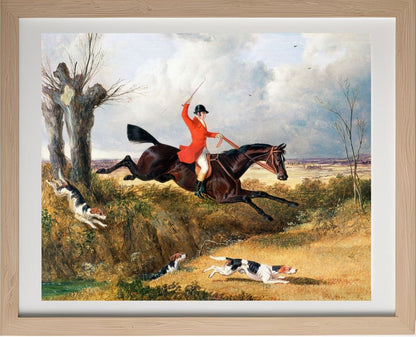 Foxhunting - Clearing a ditch