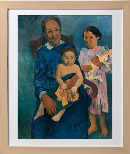 Polynesian Woman with Children