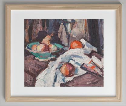 Still Life with Wine Glass and Fruit